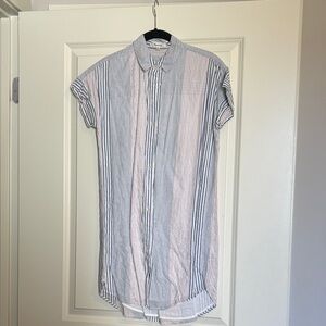Used Like New Madewell Striped Short Sleeve Women’s Shirt Dress